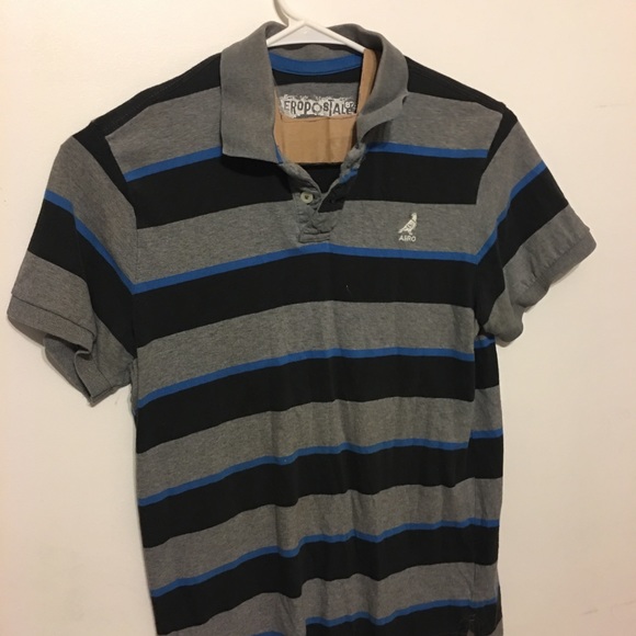 aeropstale & St Johns Bay Other - Lot Of 2 Men’s Polo Shirts Blue SZ L